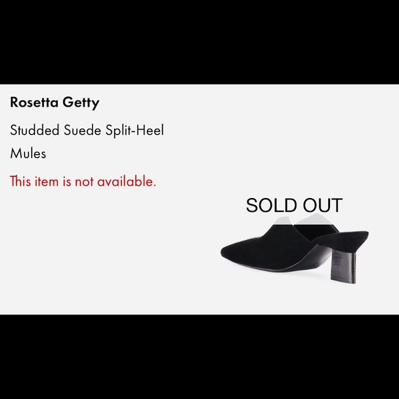 SOLD!!!!! Never worn Rosetta Getty mules with crystals!! - Picture 5 of 8